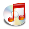 iTunes 7 Red Icon 96x96 png